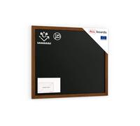 ALLboards Outdoor Chalkboard Waterproof Chalk Board with Varnished Wooden Frame 100x80cm, Blackboard Chalk Writing Board Outdoor,