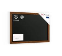 ALLboards Outdoor Chalkboard Waterproof Chalkboard with Varnished Wooden Frame 90x60cm, Chalk Writing Board Outdoor Blackboard,