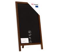 Allboards Pavement Sign, One-Sided Chalkboard Stand Stall 78X44 Cm, Advertising Stand