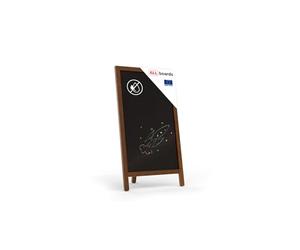 ALLboards Stop-Sidewalk Easel with a Chalk Surface - 78×44 cm - A Board Pavement Sign