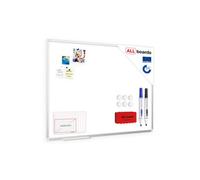 Allboards Whiteboard Dry Erase Magnetic Surface Aluminium Frame 120X80 Cm Classic A7