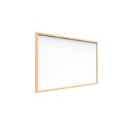 Allboards Whiteboard Dry Erase Magnetic Surface Wooden Natural Frame 150X100 Cm