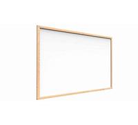 ALLboards Whiteboard with Wooden Frame 120x90cm, Magnetic Board Dry Wipe Dry Erase
