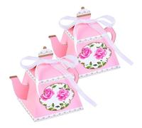 Allbusky 30PCS Vintage Paper Candy Box, Wedding Favour Boxes, Teapot Shape Party Gift Box, Baby Shower Wedding Party New Year