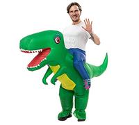 ALLC Inflatable Dinosaur Sumo Wrestler Costume for Adult, Inflatable Sumo Suit Dress Up T-REX Costumes for Boy Girls Men Women Halloween, Christmas (Green Dinosaur-Adult)