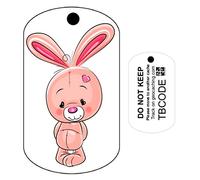 AllCachedUp Cute Bunny (Travel Bug) For Geocaching - Trackable Tag - Unactivated