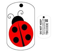 AllCachedUp Ladybird or Ladybug (Travel Bug) For Geocaching - Trackable Tag