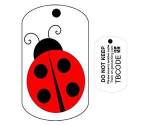 AllCachedUp Ladybird or Ladybug (Travel Bug) For Geocaching - Trackable Tag