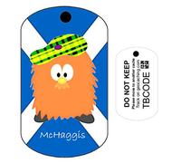 AllCachedUp McHaggis Scotland Travel Tag Travel Bug For Geocaching - New Unactivated Code