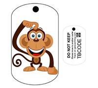 AllCachedUp Monkey (Travel Bug) For Geocaching - Trackable Tag - Unactivated