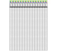 AllCachedUp Rite in the Rain Geocache Logs Geocaching Log Sheets Water Resistant Paper (11mm x 239mm 15 Logs)