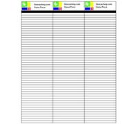 AllCachedUp Rite in the Rain Geocache Logs Geocaching Log Sheets Water Resistant Paper (59mm x 227mm 3 Logs)