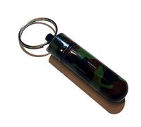 AllCachedUp Small Camo Bison Tube Geocache Container with a Water & Rip Proof Log