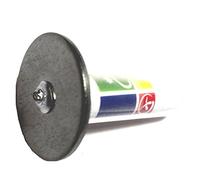 AllCachedUp Sneaky Rivet Geocache Nano Tube Container - Logged & Ready to Hide - Waterproof