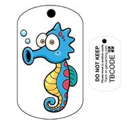 AllCachedUp Steve the Seahorse (Travel Bug) For Geocaching - Trackable Tag
