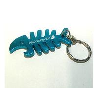 AllCachedUp Trackable Fish Bones for Geocaching - Travel Track Tag (Travel Bug) (Turquiose)