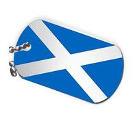 AllCachedUp UK Flag Trackable Tag for Geocaching - trackable like a Travel Bug - England, Scotland, Wales and Ireland (Scotland Flag)