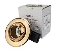 Allcam Click Lighting Tiltable Downlight GU10 / GZ10 Recessed Fitting Downlighter Ceiling Spotlight Eyeball 240V in Copper Finish