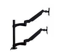 Allcam GSA12D-PS Gas Spring Desk Mount Dual Monitor Arm Stand w/ 40cm long pole: Mount 2 LCD monitors one-on-one