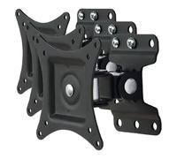 Allcam LCD201 17" 19" 22" 24" 26" LED/LCD TV Wall Bracket 30° Tilt, 180° Swivel, 360° Free Rotate Mount Size 100 75 Holds up to 15 kgs weight (Pack of 3)
