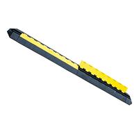 Allcam RCP5C2 2.1m/7ft Outdoor Pavement Street Cable Cover 2x 32x32mm Wire Channels 20-ton Heavy Duty Hi-Vis Yellow/Black Protector