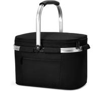 ALLCAMP Cool Bag - Insulated Shopping Basket with Lid, Ice Box Cooler,Removable
