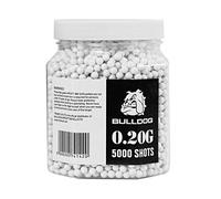 ALLCLEARANCEUK Airsoft High Grade 6mm 0.20g Biodegradable White BB Pellets High Precision Polished BBS 1000,2000,5000,10000 Shots In A Resealable Bag (0.20G 5000 BB TUB)