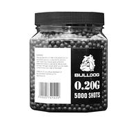 ALLCLEARANCEUK Airsoft High Grade 6mm 0.20g Biodegradable White BB Pellets High Precision Polished BBS 1000,2000,5000,10000 Shots In A Resealable Bag (0.20g BB Black 5000)