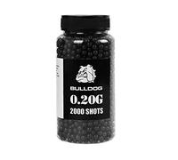 ALLCLEARANCEUK Airsoft High Grade 6mm 0.20g Biodegradable White BB Pellets High Precision Polished BBS 1000,2000,5000,10000 Shots In A Resealable Bag (0.20g BB Black 2000)