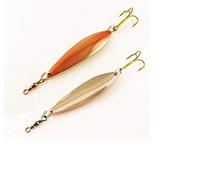 Allcock Copper Silver Long Spoon 3" Salmon/Pike Lure