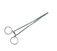 Allcock Forceps Straight and Curved - 8'' Curved