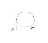 Allcock Wolfram Predator Fishing Traces - 25cm Micro Titanium Wire (15kg Rating) - Premium Anti-Kink Fishing Trace for Pike, Zander & Predator Species, Ready-to-Use Rig