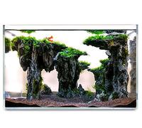 Allcolor Fish Tank Decor Rocks.Aquarium Decoration Model.Easy and Quick Solution for Aquascaping.(Cave of Gods)