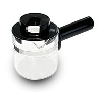 ALLCUP 4 Cup Espresso Accessories Espresso Glass Coffee Pot Replacement for IMUSA, Hamilton Beach, Mr.Coffee, Breville, UNIVEN Espresso Machine, Black handle