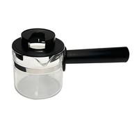 ALLCUP 4 Cup Espresso Accessories Espresso Glass Coffee Pot Replacement for IMUSA, Hamilton Beach, Mr.Coffee, Breville, UNIVEN Espresso Machine, Black handle