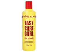 AllDay Locks Easy Care Curl Activator, Classic Collection Curl Defining Milk, Yellow, 7.7 fl oz, Hydrating Frizz Control Formula