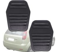 ALLDDSEA Clutch Brake Pedal Cover for Ford Fiesta MK5 2002-2008, Brake Clutch Pedal Rubber Pads 2Pcs Replacement Parts 6789917