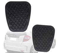 ALLDDSEA Clutch Brake Pedal Cover for H-onda Jazz 2009-2014, Brake Clutch Pedal Rubber Pads 2Pcs Replacement Parts 46545538010