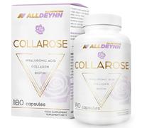 ALLDEYNN Collarose Collagen Capsules - Bovine Collagen Hydrolysate with Hyaluronic Acid, Biotin and VIT C - Anti Aging Skin Treatment - Hair Supplements for Women - 180 Caps