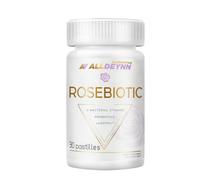 ALLDEYNN Rosebiotic Multi Strain Probiotic Food Supplement 3 Billion CFU for Digestive System Intestinal Microflora Support Stomach Acid Resistant 30 Chewing Pastilles