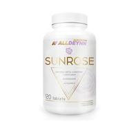 ALLDEYNN Sunrose Tanning Food Supplement with Natural Beta Carotene MicroAlgae for Better Skin Condition Even Pigmentation UV Protection Antioxidant Properties 120 Tablets