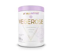 ALLDEYNN VegeRose Dietary Supplements Women - Vegan Diet Protein Powders - Protein Powder Vegan - Lactose Free Protein Powder - 500g White Choco Raspberry