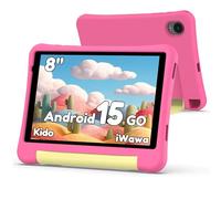 ALLDOCUBE Kids Tablet | Kids Mode for Ages 6-12, Parental Control, long battery life, Age-Appropriate Content, Games, Apps Kids Love, 8" screen, 32GB, Pink Protective Case with Kickstand