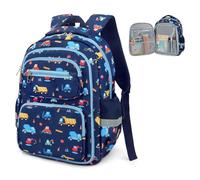 alldomess Kids Backpack for Boys Large-Capacity Children's Bookbag Elementary Middle Students Lightweight Teen Daypack for Sport Travel School Car