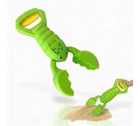 alldoro 60179 Sand Grab Lobster Green, Robust Sand Toy for Children, Sandpit Crab, Easy and One-Handed Operation, 34 cm