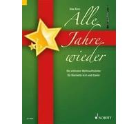 Alle Jahre wieder Book [Softcover] Clarinet in Bb and Piano Schott Music