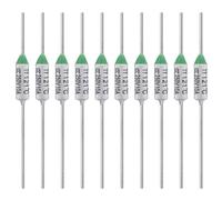 ALLECIN 10PCS Thermal Fuse 121 Degrees Celsius 10A 250V AEC121E Temperature Fuses Cutoffs 10Amp 250Volt 121℃ Fusible
