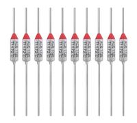ALLECIN 10PCS Thermal Fuse 172 Degrees Celsius 10A 250V AEC172E Temperature Fuses Cutoffs 10Amp 250Volt 172℃ Fusible