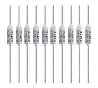 ALLECIN 10PCS Thermal Fuse 240 Degrees Celsius 10A 250V AEC240E Temperature Fuses Cutoffs 10Amp 250Volt 240℃ Fusible