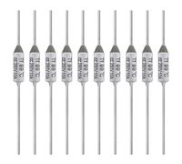 ALLECIN 10PCS Thermal Fuse 99 Degrees Celsius 10A 250V AEC99E Temperature Fuses Cutoffs 10Amp 250Volt 99℃ Fusible